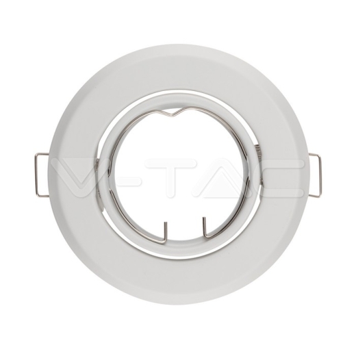 GU10 Round Spotlight Fitting White 2 pcs/box - 3