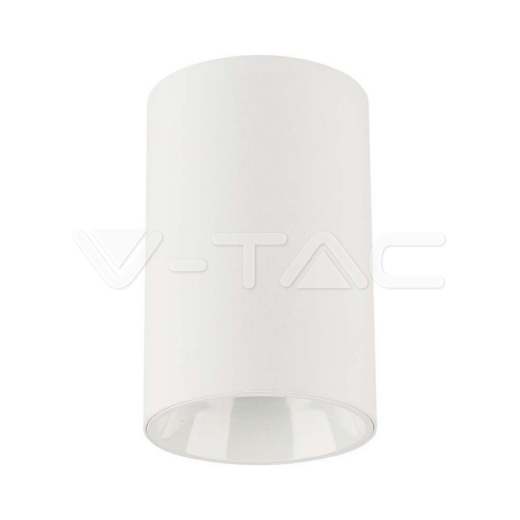 GU10 Surface Fitting Round White Body - 1