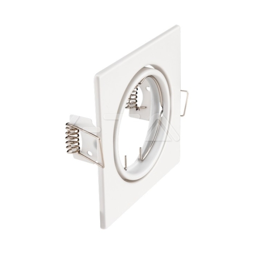 GU10 Spotlight Fitting Square White 2pcs/box - 1