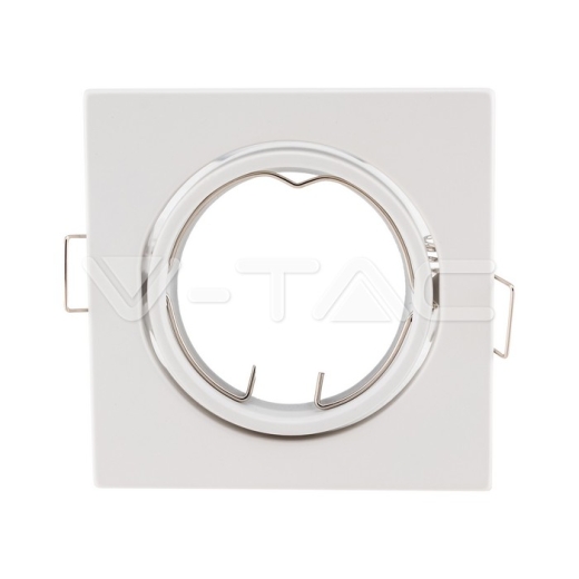 GU10 Spotlight Fitting Square White 2pcs/box - 3