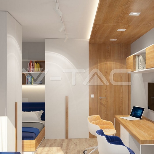 GU10 Spotlight Fitting Square White 2pcs/box - 9