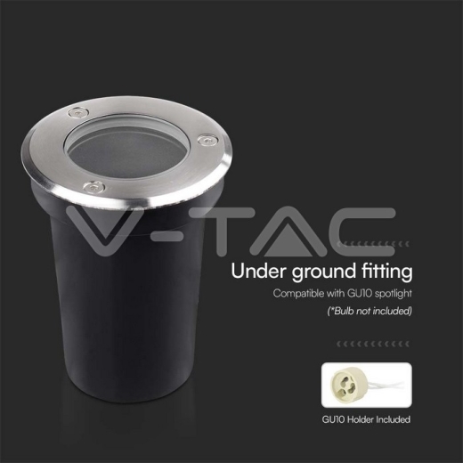 Mini GU10 Underground Fitting Round - 3