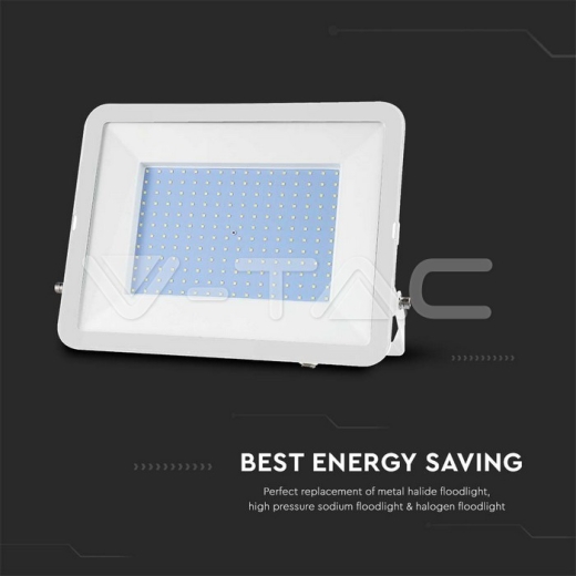 300W LED Floodlight SMD SAMSUNG Chip PRO-S White Body 6500K - 4