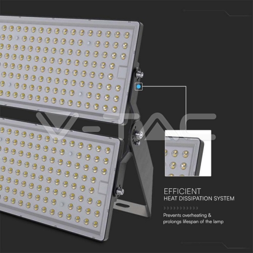 Foco Proyector LED 500W SAMSUNG Chip Alta Potencia Blanco 4000K 135lm/W - 2