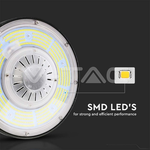 Campana LED 200W MEANWELL Driver Dimmable 5 años de garantía 6400K 185 lm/W - 9