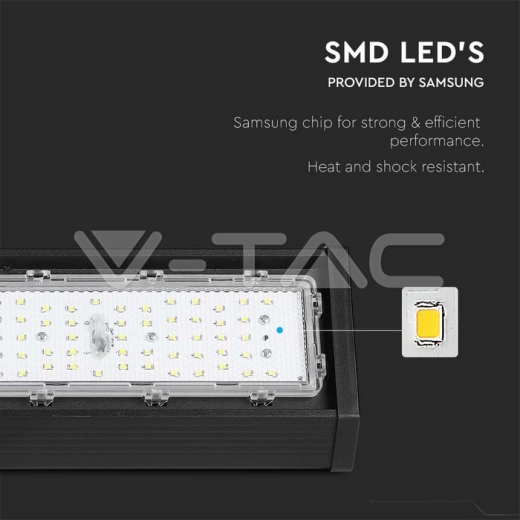LED Linear Highbay SAMSUNG Chip 200W Black Body 120`D 6500K 120 lm/W - 5