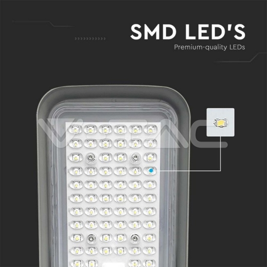 100W LED Street Light With Adapter Holder 6500K - 3