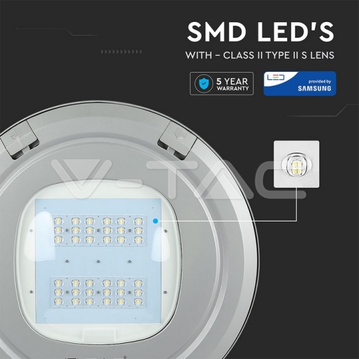 LED Street Light SAMSUNG Chip 100W 4000K 302Z+ Class II Type 3M Inventonics 0-10V Suspended - 6