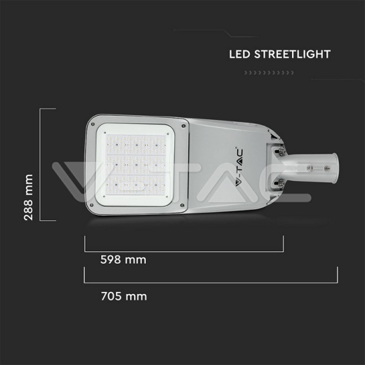 Farola de LED SAMSUNG Chip 120W 4000K 302Z+ Clase II Tipo 3M Inventronics 0-10V - 15
