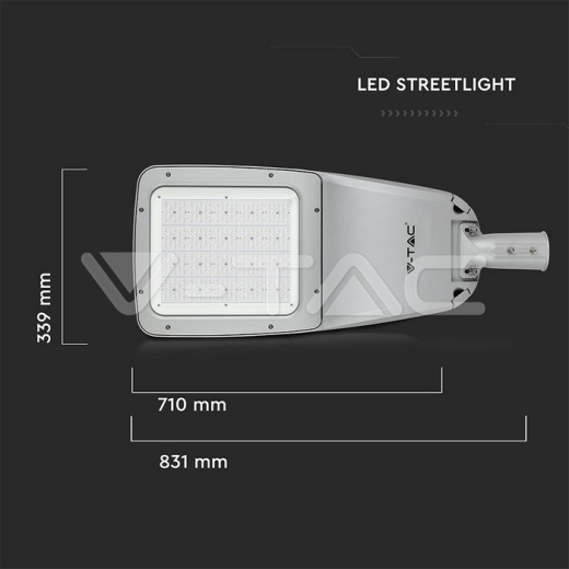 LED Street Light SAMSUNG Chip 200W 4000K 302Z+ Class II Type 3M Inventonics 0-10V - 11