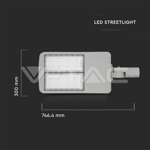 LED Street Light SAMSUNG Chip 200W 6400K Class II Aluminium Dim-to-OFF 140 lm/Watt - 14