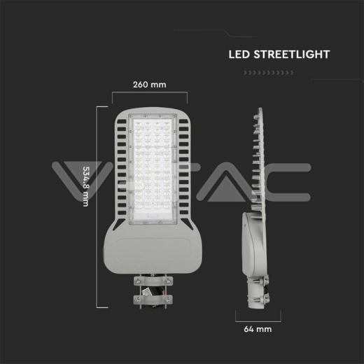LED Street Light SAMSUNG Chip 5 yrs Warranty 150W Slim 6500K 135 lm/Watt - 10