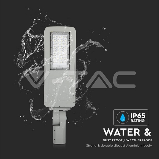 LED Street Light SAMSUNG Chip 50W 5700K Class I Aluminium Dim-to-OFF 140 lm/Watt - 9