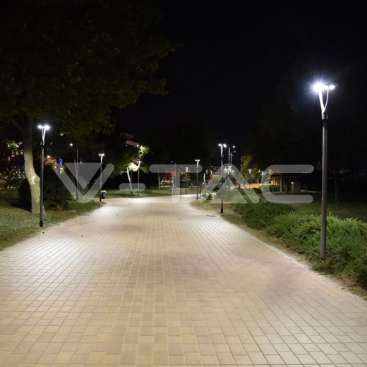 LED Street Light SAMSUNG Chip 50W 6500K Class I Type III M Lens 135 lm/W Inventronics Driver - 11