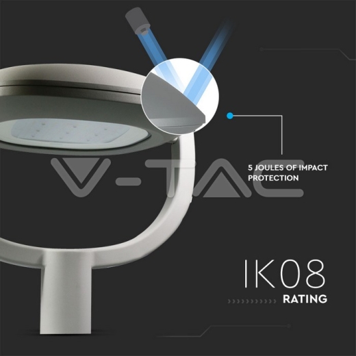 LED Street Light SAMSUNG Chip 50W 6500K Class I Type III M Lens 135 lm/W Inventronics Driver - 8