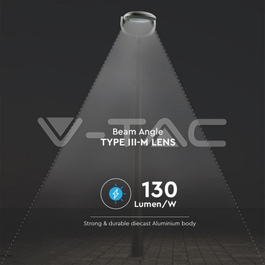 LED Street Light SAMSUNG Chip 50W 6500K Class I Type III M Lens 135 lm/W Inventronics Driver - 9