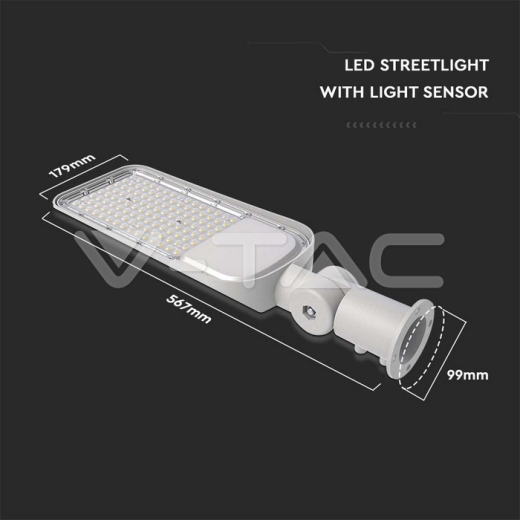 LED Street Light SAMSUNG Chip Sensor 100W 6400K 120 lm/W - 17
