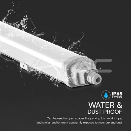 LED Waterpoof Lamp SAMSUNG CHIP GT Series 1200mm 36W 6500K 120lm/W Quick Connection - 4