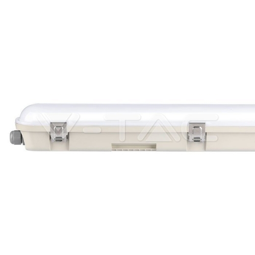 LED Waterproof Fitting M-Series SAMSUNG Chip 120cm 36W 6400K Milky Cover SS Clip 120lm/W - 2