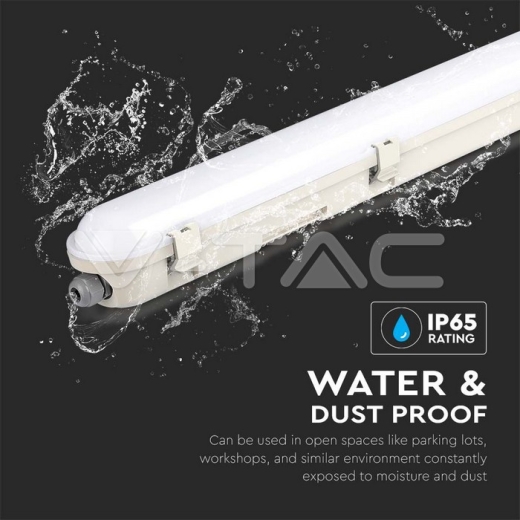 LED Waterproof Fitting SAMSUNG Chip 120cm 60W 6500K 120 lm/W - 3