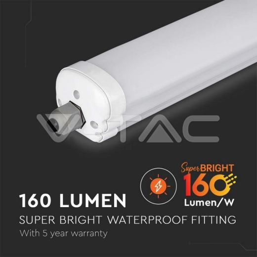 LED Waterproof Fitting X-Series 1500mm 32W 4000K 160lm/W - 9