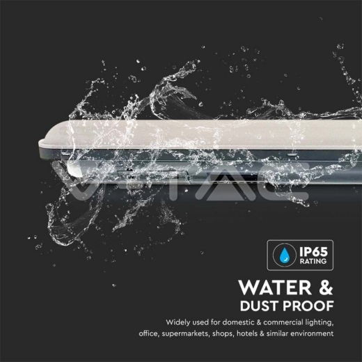 Luminaria Estanca LED SERIE X 1500mm 48W 6400K 120lm/W - 3