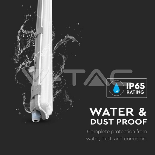 Pantalla estanca de LED 120cm 1x18W 4000K - 5