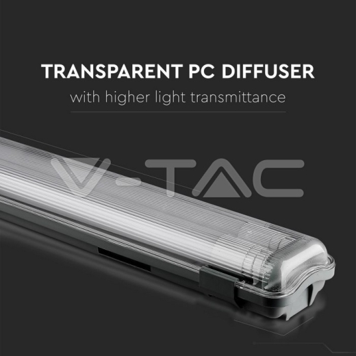 Pantalla estanca LED 2 tubos x 18W Blanco Natural - 12