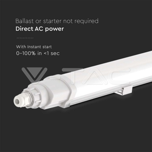 LED Waterproof Lamp L-SERIES 600mm 18W 6500K Linkable - 5