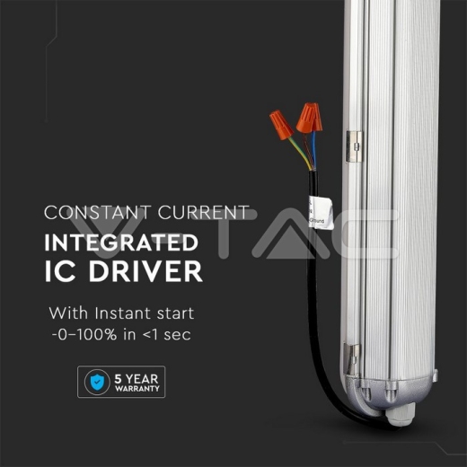 LED Waterproof Lamp SAMSUNG Chip 150cm 70W 4000K 120 lm/W - 10