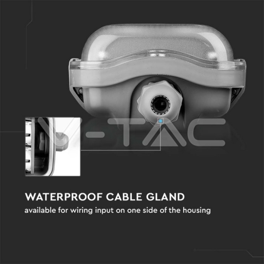 Waterproof Fitting T8 2 x 150cm Metal Hermetic seal IP65 - 5