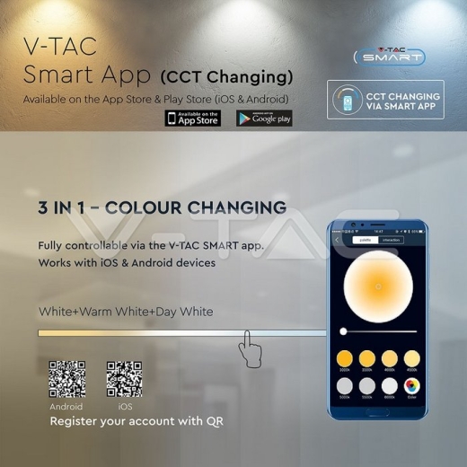 Downlight de LED 10W Bluetooth resistente a fuego dimmable con aros cambiables IP65 - 9