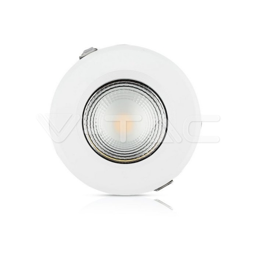 10W LED COB Downlight Round A++ 120 lm/Watt White - 1