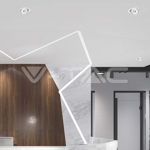 Downlight LED COB 12W 3 en 1 Cuerpo Blanco - 8