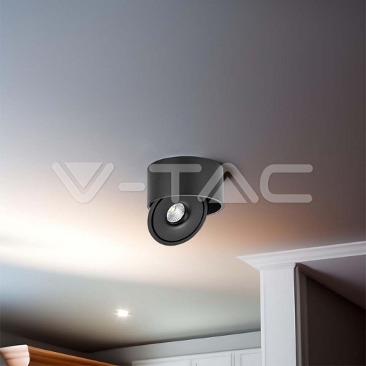 Downlight LED COB de Superficie 28W 3 en 1 Cuerpo Negro - 10