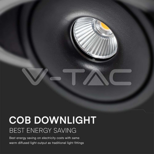 Downlight LED COB 30W 3 en 1 Cuerpo Negro - 4