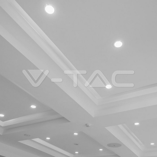 5W LED Fire Rated Downlight SAMSUNG Chip Chrome Dimmable 4000K - 15