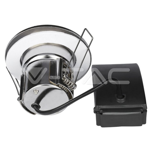 5W LED Fire Rated Downlight SAMSUNG Chip Chrome Dimmable 4000K - 6