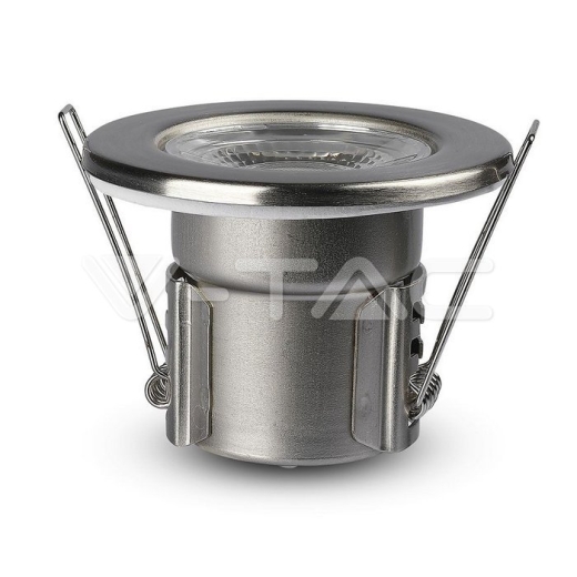 Downlight LED 5W resistente al fuego SAMSUNG Chip Dimmable, níquel, 3000K - 1