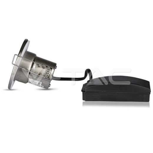 Downlight LED 5W resistente al fuego SAMSUNG Chip Dimmable, níquel, 3000K - 5