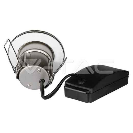 Downlight LED 5W resistente al fuego SAMSUNG Chip Dimmable, níquel, 3000K - 6