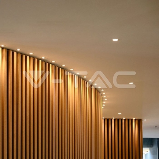 Downlight LED 5W resistente al fuego SAMSUNG Chip Dimmable, níquel, 3000K - 8