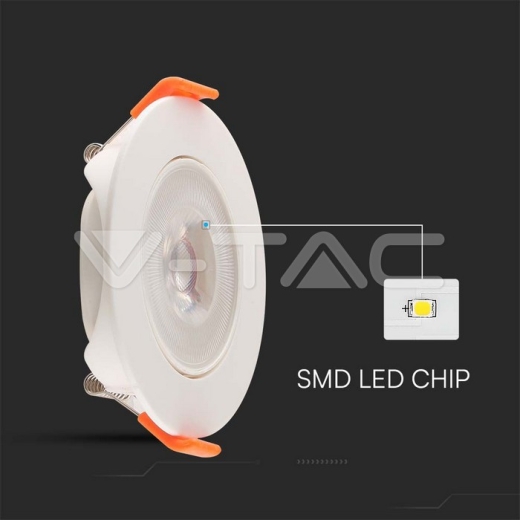 Foco Downlight LED 7W Redondo SAMSUNG 3000K Cuerpo Blanco - 2