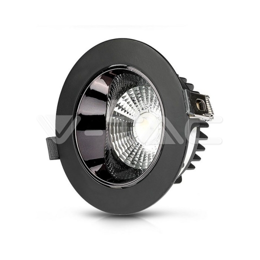 LED Downlight SAMSUNG Chip 30W COB Reflector Black 6400K - 5