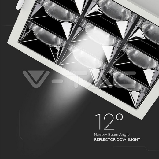 LED Downlight SAMSUNG Chip 36W SMD Reflector 12° 5700K - 7