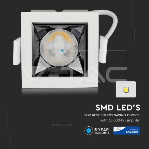 LED Downlight SAMSUNG Chip 4W SMD Reflector 12° 5700K - 9