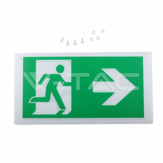 Luz de emergencia LED 2W techo/pared 6000K - 2