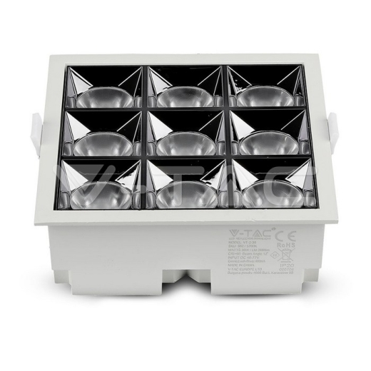 LED Downlight SAMSUNG Chip 36W SMD Reflector 12° 4000K - 4