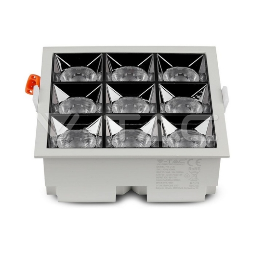 LED Downlight SAMSUNG Chip 36W SMD Reflector 38° 5700K - 3