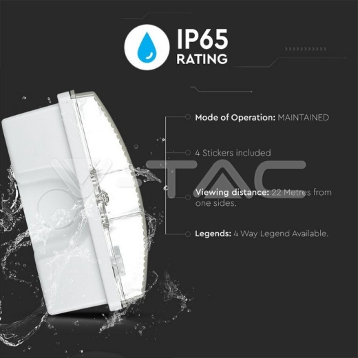 Luz de emergencia 3W 6000K IP65 1200 mAh - 10